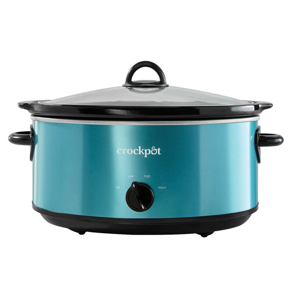 Crock-Pot® Manual 7-Quart Slow Cooker, Turquoise | Product Overview