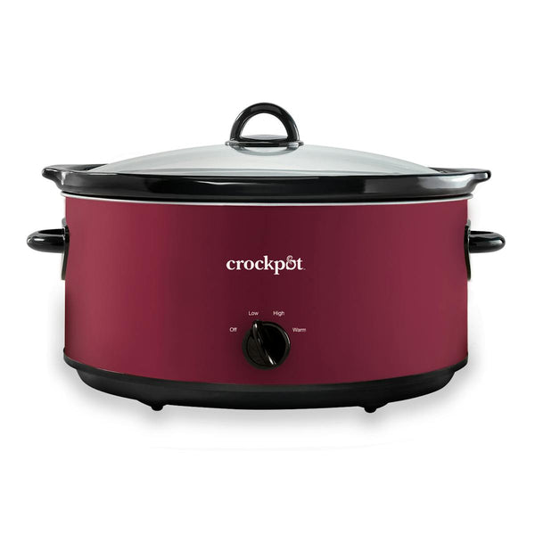 Crock-Pot® Manual 8-Quart Slow Cooker, Rhubarb | Product Overview