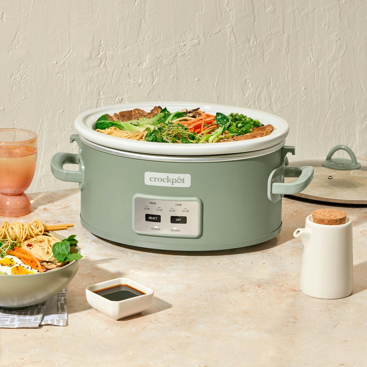 Crock-Pot® Manual 8-Quart Slow Cooker, Rhubarb