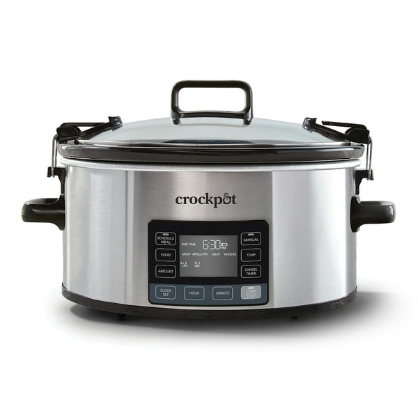 Crock-Pot® Programmable 7-Quart MyTime® Cook & Carry®Slow Cooker, Stainless Steel | Item Details